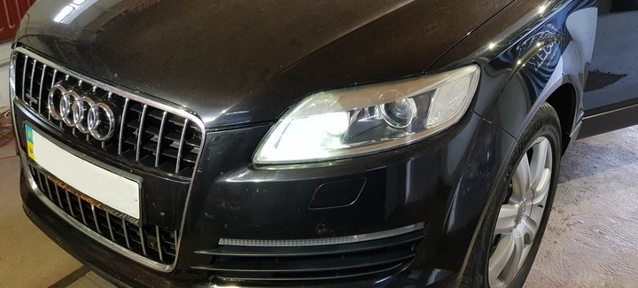 Audi Q7 3,0 TDi AT 2007 - Чип-тюнинг, перевод на нормы Евро2, отключение системы вихревых заслонок